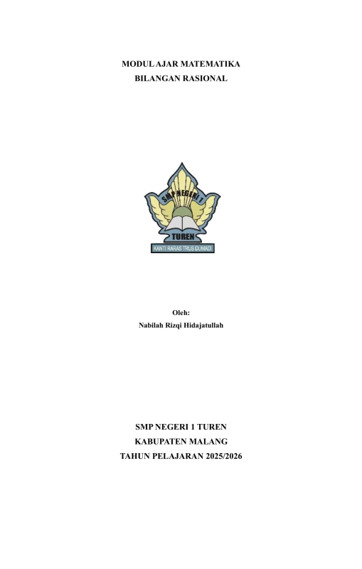 Modul Ajar Matematika: Bilangan Rasional